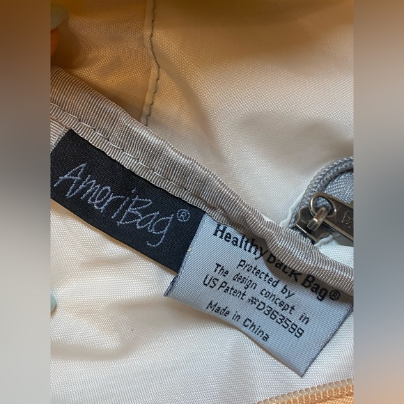 Ameribag bag | Healthy bag tote Nylon Small Highlighter Peach - Picture 5 of 8